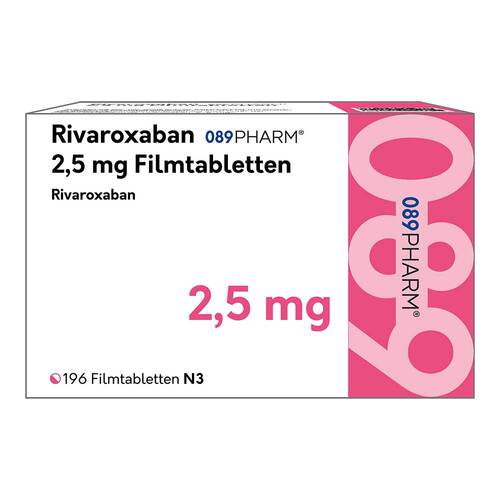 Rivaroxaban 089PHARM 2,5 mg Filmtabletten - 1