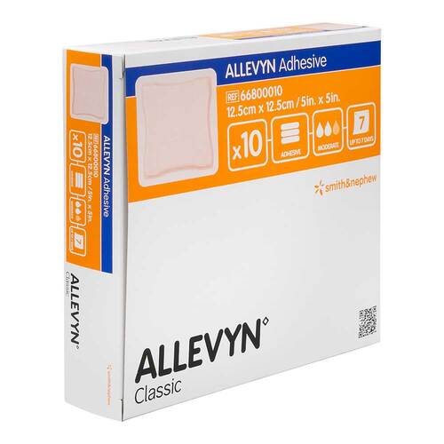 ALLEVYN Adhesive 12,5x12,5 cm haftende Wundauflage - 1