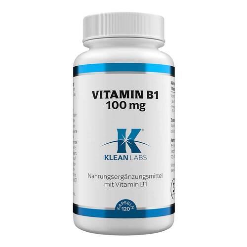 Vitamin B1 100 mg Klean Labs Kapseln - 1