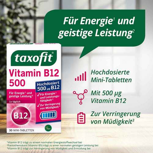 Taxofit Vitamin B12 500 Minitabletten - 2