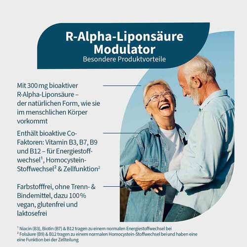 R-Alpha-Lipons&auml;ure 300 + B12+Fols&auml;ure+Biotin Kapseln - 2