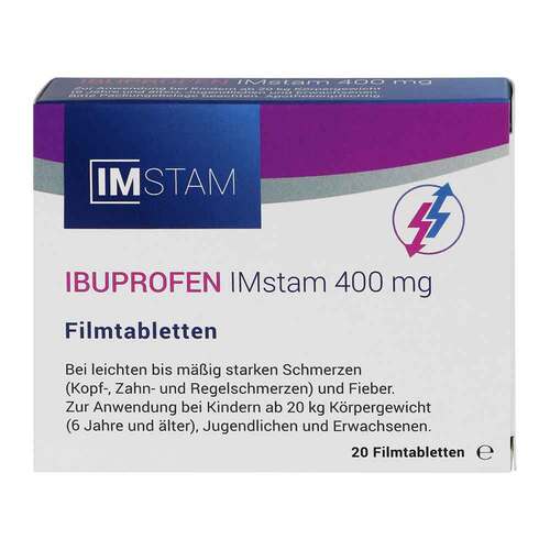 Ibuprofen Imstam 400 mg Filmtabletten - 1