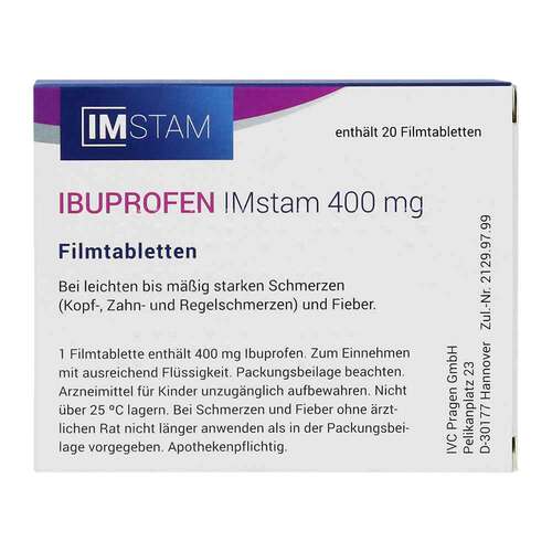 Ibuprofen Imstam 400 mg Filmtabletten - 2