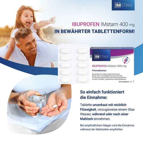 Ibuprofen Imstam 400 mg Filmtabletten - 5