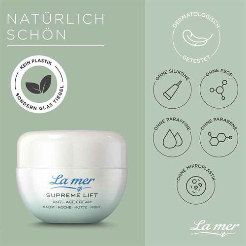La Mersupreme Lift Anti-Age Cream Nacht mit Parfum - 4