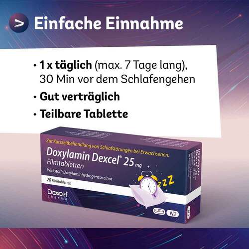 Doxylamin Dexcel 25 mg Filmtabletten - 5