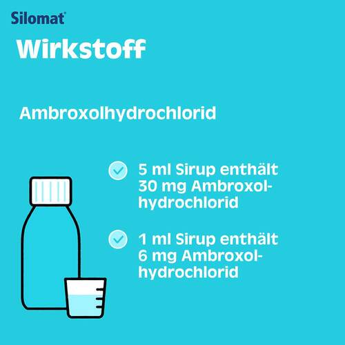 Silomat Hustenl&ouml;ser Ambroxolhydrochlorid 30mg / 5ml - 7