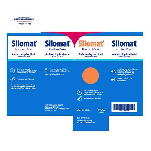 Silomat Hustenl&ouml;ser Ambroxolhydrochlorid 30mg / 5ml - 10