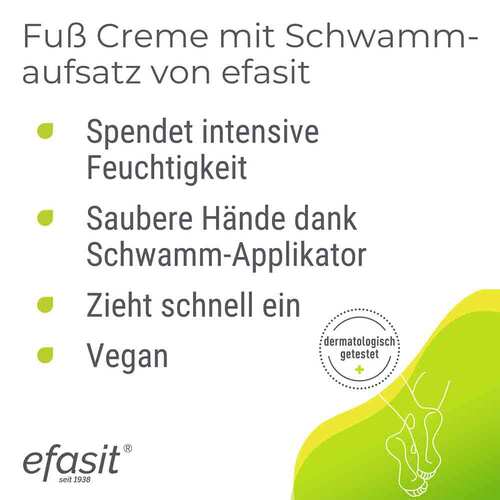 Efasit Fu&szlig; Creme mit Schwammaufsatz - 4