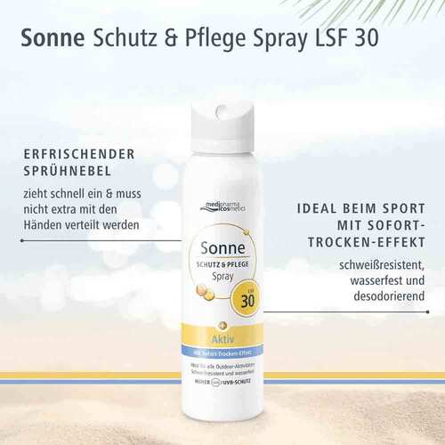 Sonne Schutz &amp; Pflege Aktiv Aerosol-Spray Lsf 30 - 3