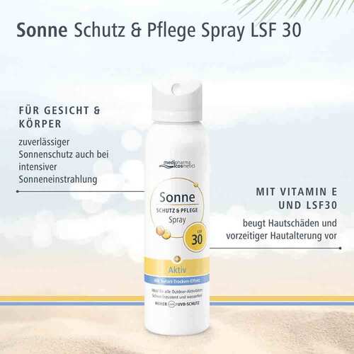 Sonne Schutz &amp; Pflege Aktiv Aerosol-Spray Lsf 30 - 4