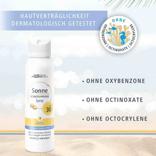 Sonne Schutz &amp; Pflege Aktiv Aerosol-Spray Lsf 30 - 5