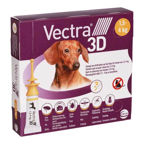 Vectra 3D L&ouml;sung z.Auftro.a.d.Haut f&uuml;r Hunde v.1,5-4 kg - 1