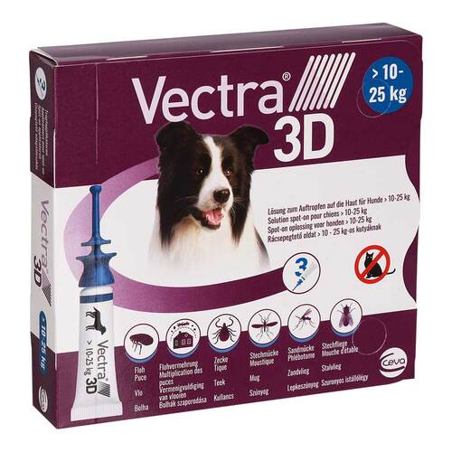 Vectra 3D L&ouml;sung z.Auftro.a.d.Haut f&uuml;r Hunde &uuml;.10-25 kg - 1