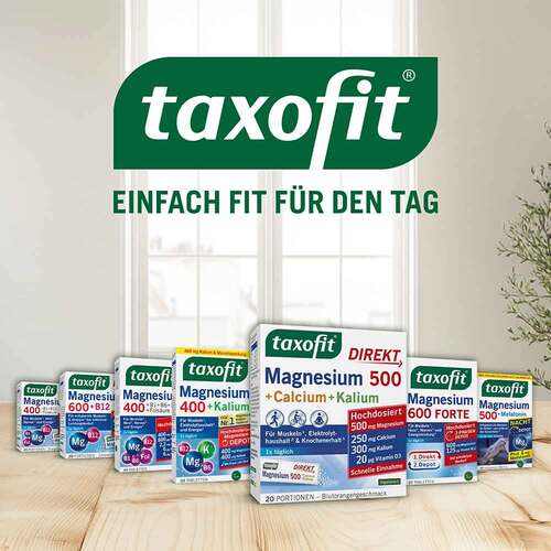 Taxofit Magnesium 500 + Calcium+Kalium Direkt Granulat  - 7