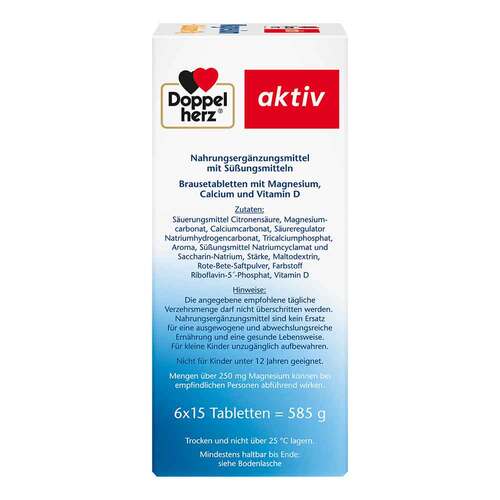 Doppelherz Magnesium + Calcium+D3 Brausetabletten - 3