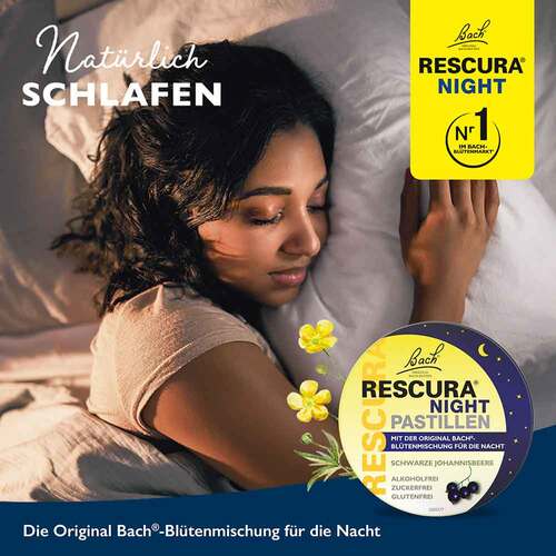 Bachbl&uuml;ten Original Rescura Night Past.schwarz Johan. - 6