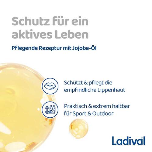Ladival Aktiv UV-Schutzstift Lippen Lsf 50 +  - 5
