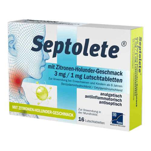 Septolete mit Zitronen-Holund.Geschm.3mg / 1mg Lut.-T. - 1