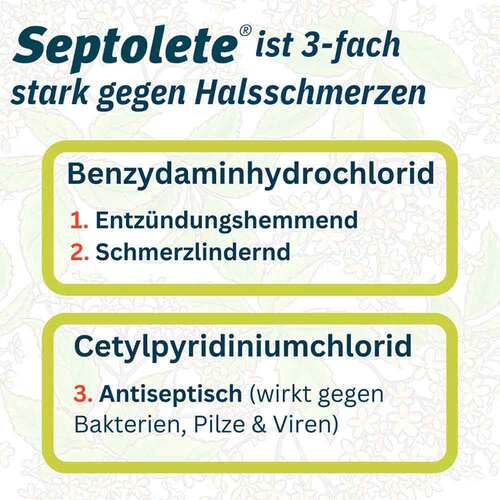 Septolete mit Zitronen-Holund.Geschm.3mg / 1mg Lut.-T. - 2