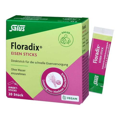 Floradix Eisen Sticks Pulver Salus - 1