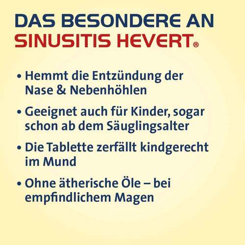 Sinusitis Hevert Tabletten - 3