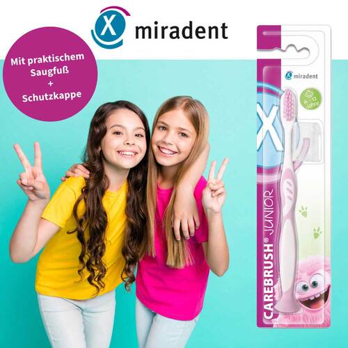 Miradent Carebrush Junior Zahnb&uuml;rste 6-12 J.pink - 2