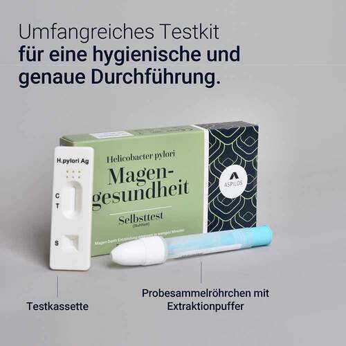 ASPILOS Selbsttest Magengesundheit H.pylori Stuhl - 6