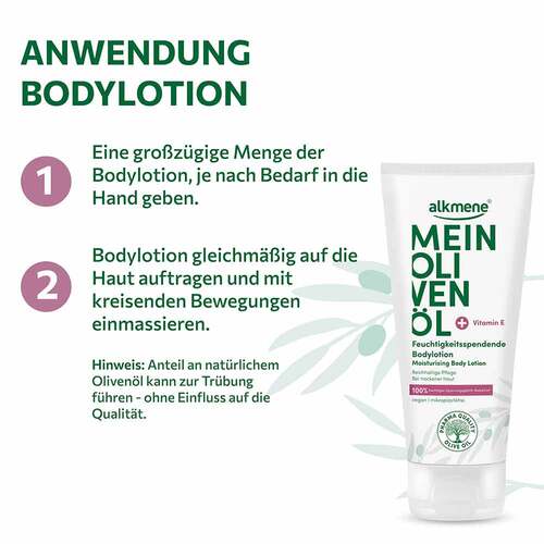 ALKMENE Mein Oliven&ouml;l Feuchtigkeit Bodylotion - 4