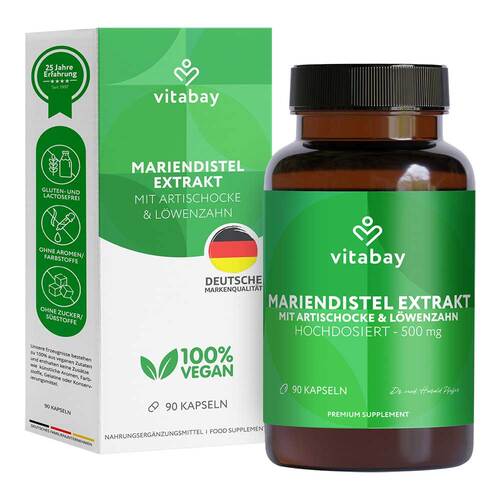 Mariendistel Komplex Artischocke + L&ouml;wenzahn Kapseln - 1