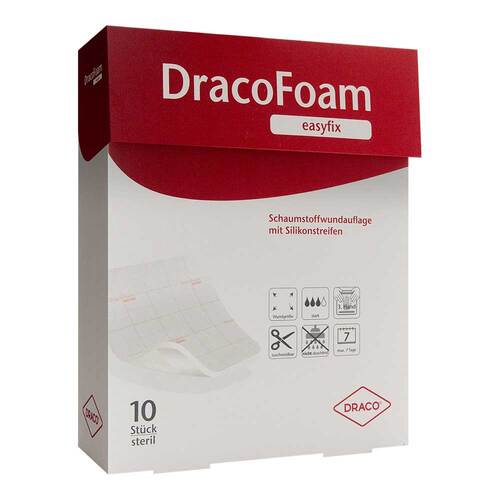 DRACOFOAM easyfix Schaumstoff Wundauflage 20x20 cm - 1