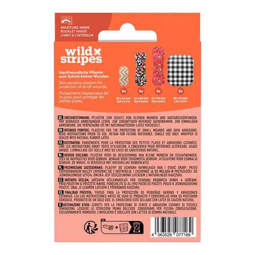 WILD STRIPES Pflaster Classic sensitiv Fashion INT - 2