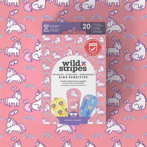 Wild Stripes Pflaster Kids sensitiv Fantasy Int - 6