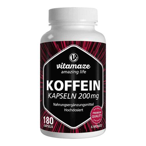 Koffein 200 mg hochdosiert Kapseln - 1