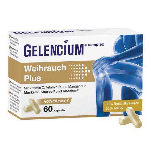 Gelencium Weihrauch Plus hochdosiert mit Vitamin C Kapseln  - 1