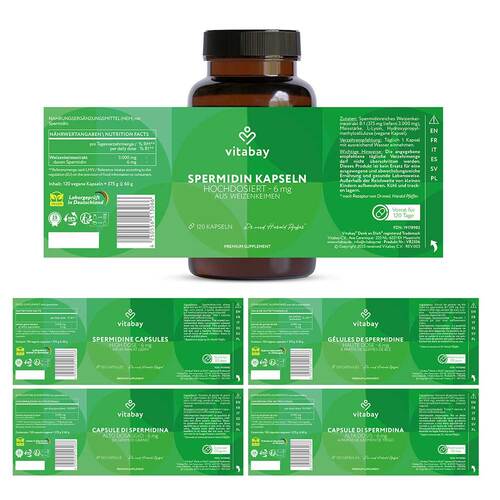 Spermidin 6 mg hochdosiert Kapseln - 6
