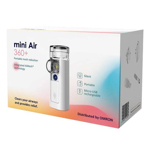 Omron mini Air 360 + Mesh Vernebler tragbar - 2
