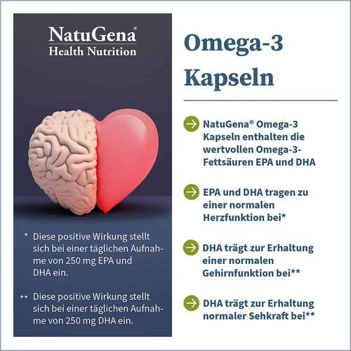 Omega-3 Kapseln Fisch&ouml;l 705 mg Dha 1390 mg Epa - 2