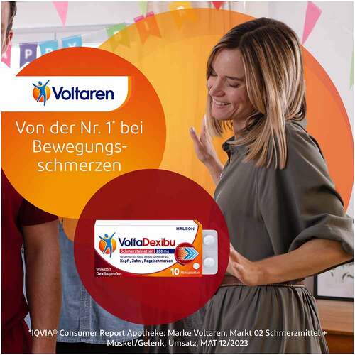 Voltadexibu Schmerztabletten 200 mg Filmtabletten - 6