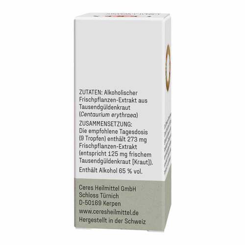 Ceres Tausendg&uuml;ldenkraut Centaurium eryth.Extrakt - 2
