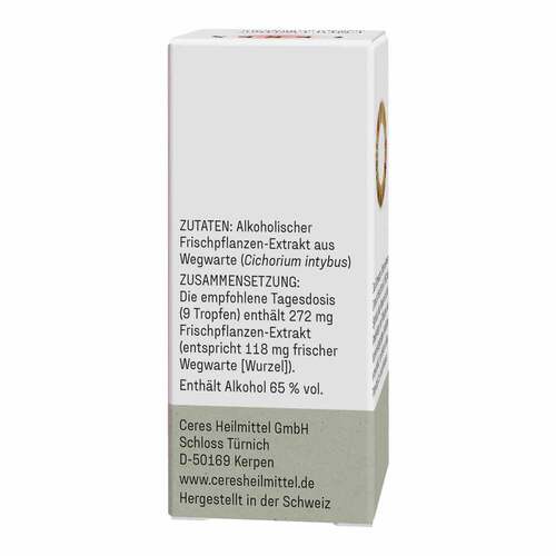 Ceres Wegwarte Cichorium intybus Extrakt Tropfen - 2