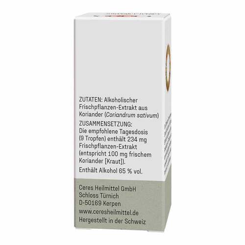 Ceres Koriander Coriandrum sativum Extrakt Tropfen - 2