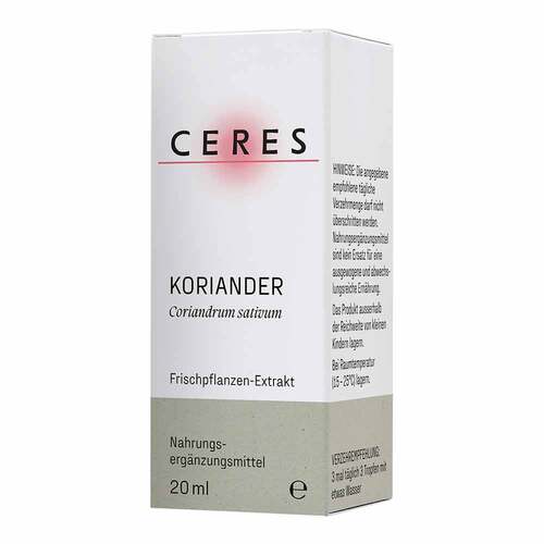Ceres Koriander Coriandrum sativum Extrakt Tropfen - 5