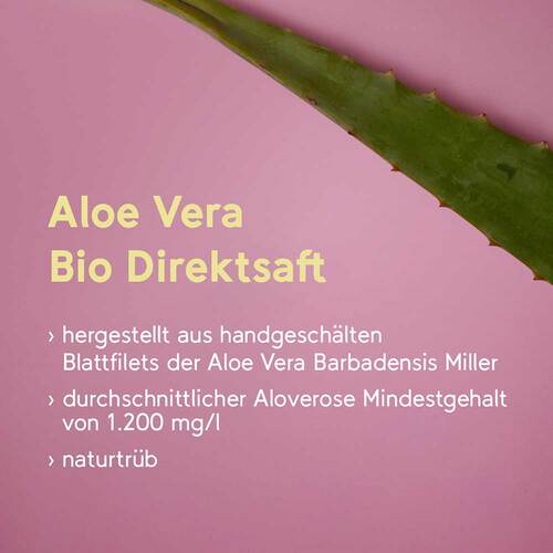 Aloefit Bio Aloe Vera Direktsaft - 2
