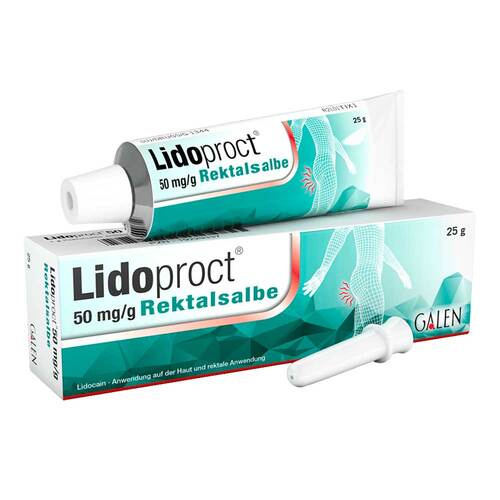 Lidoproct 50 mg / g Rektalsalbe - 1