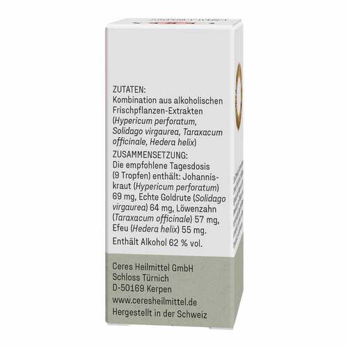Ceres Johanniskraut Hypericum Kombination Tropfen - 2
