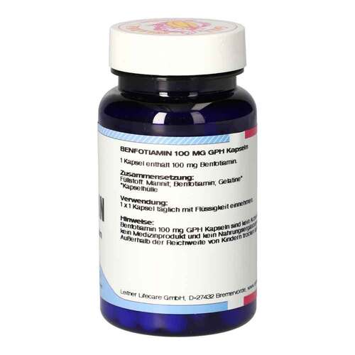 Benfotiamin 100 mg Gph Kapseln vet. (f&uuml;r Tiere) - 2