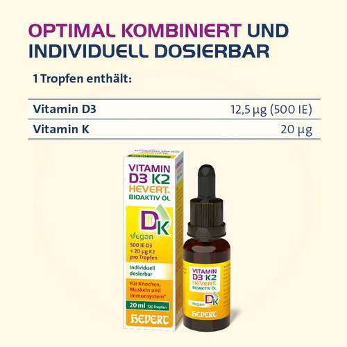 Vitamin D3 K2 Hevert Bioaktiv &Ouml;l - 3
