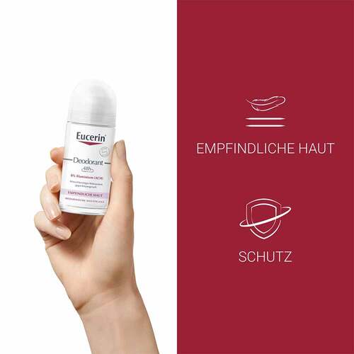 Eucerin Deodorant Roll-on 0% Aluminium Doppelpack - 3