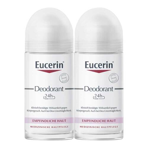 EUCERIN Deodorant Roll-on 24 h Doppelpack - 1